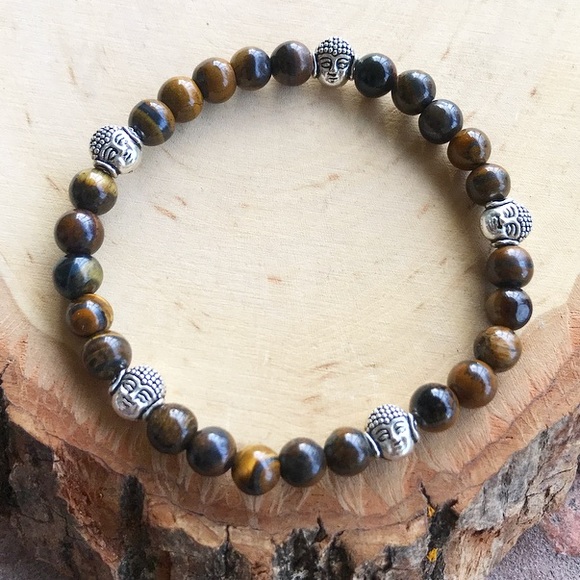🔴SALE ! Men or women Tiger eye buddha bracelet - Picture 9 of 11